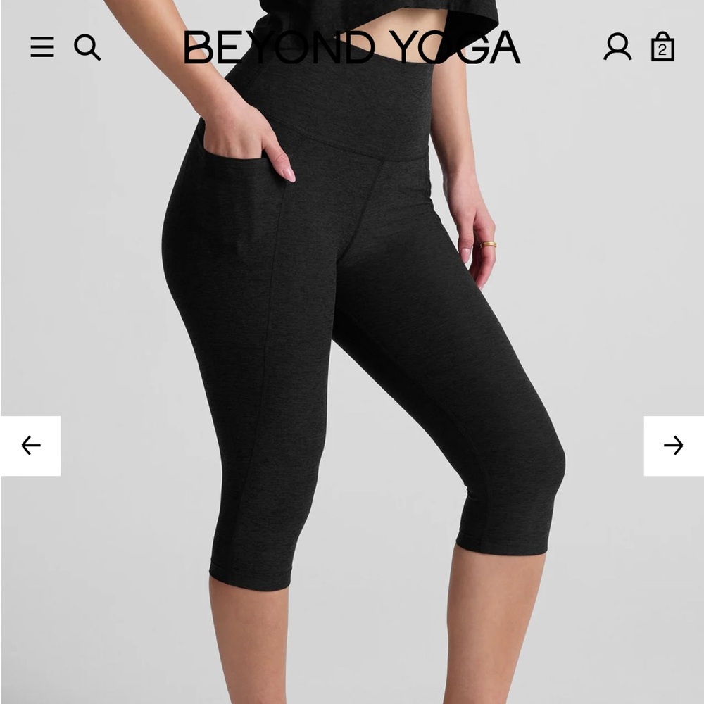 Beyond Yoga Spacedye High Waisted Pocket Pedal Pusher Legging
